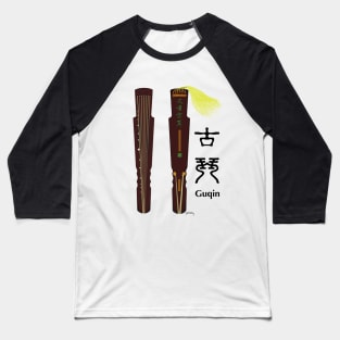 Guqin (Ancient Chinese musical instrument) series 1 Baseball T-Shirt